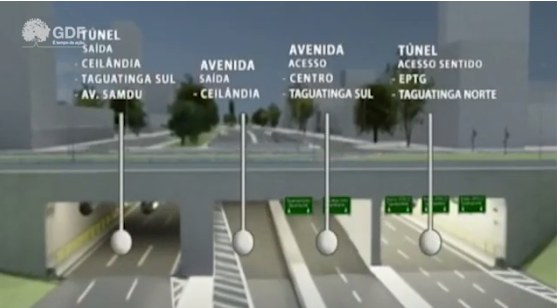 Túnel de Taguatinga - Veja a animação da obra que mudará o centro da cidade!